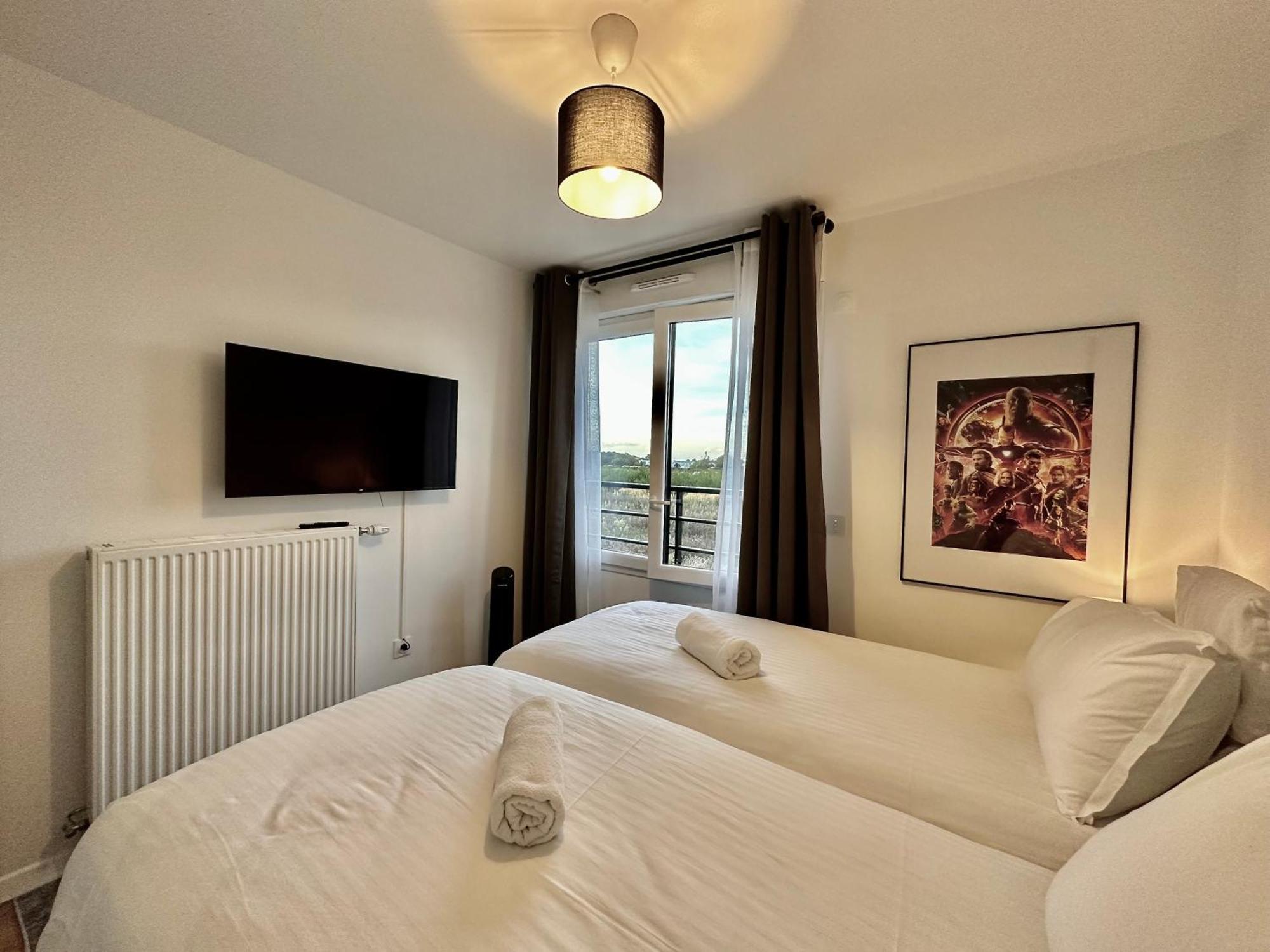 Appt 6 Personnes - Vue Sur Le Parc Disneyland-Paris - Parking Prive Chessy  Bagian luar foto